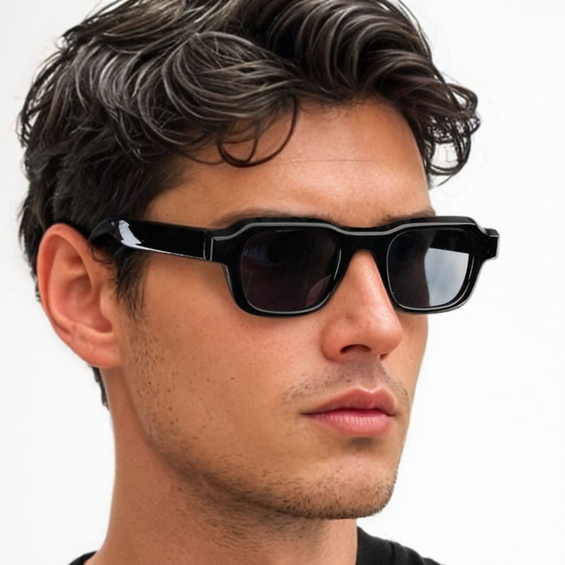 Vintage Fashion Design - Women Vintage Rectangle Frame Sunglasses Fashion