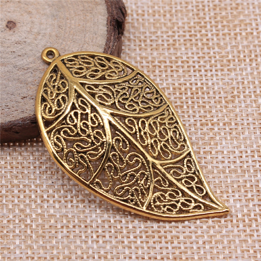 Vintage Urban Fashion - 6pcs 57x31mm(2.24x1.22inch) 3 Colors Antique Bronze