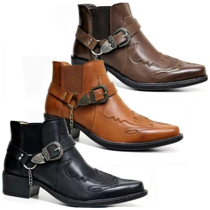 Vintage Fashion Designers - Fashion 2026 Men's Vintage Cowboy Boots