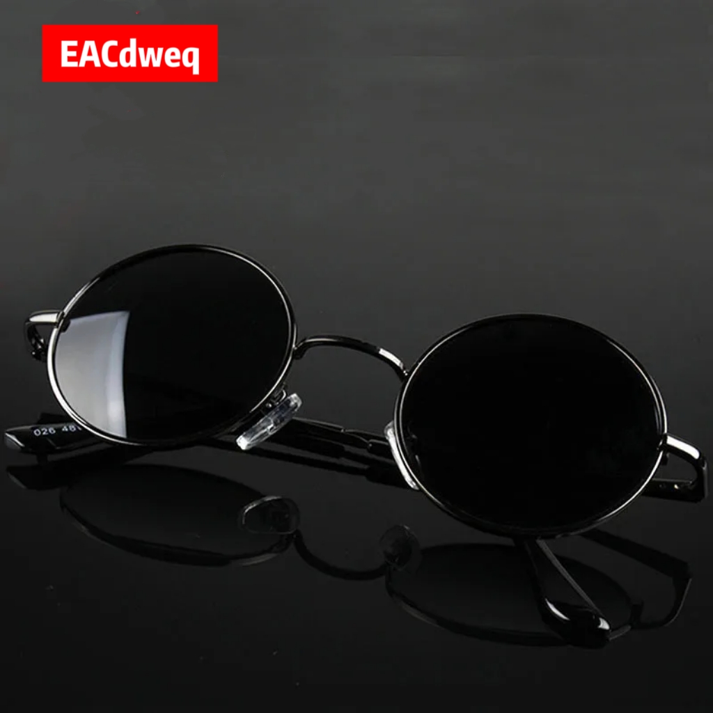 Vintage Fashion Design - Retro Vintage Round Sunglasses Men Brand