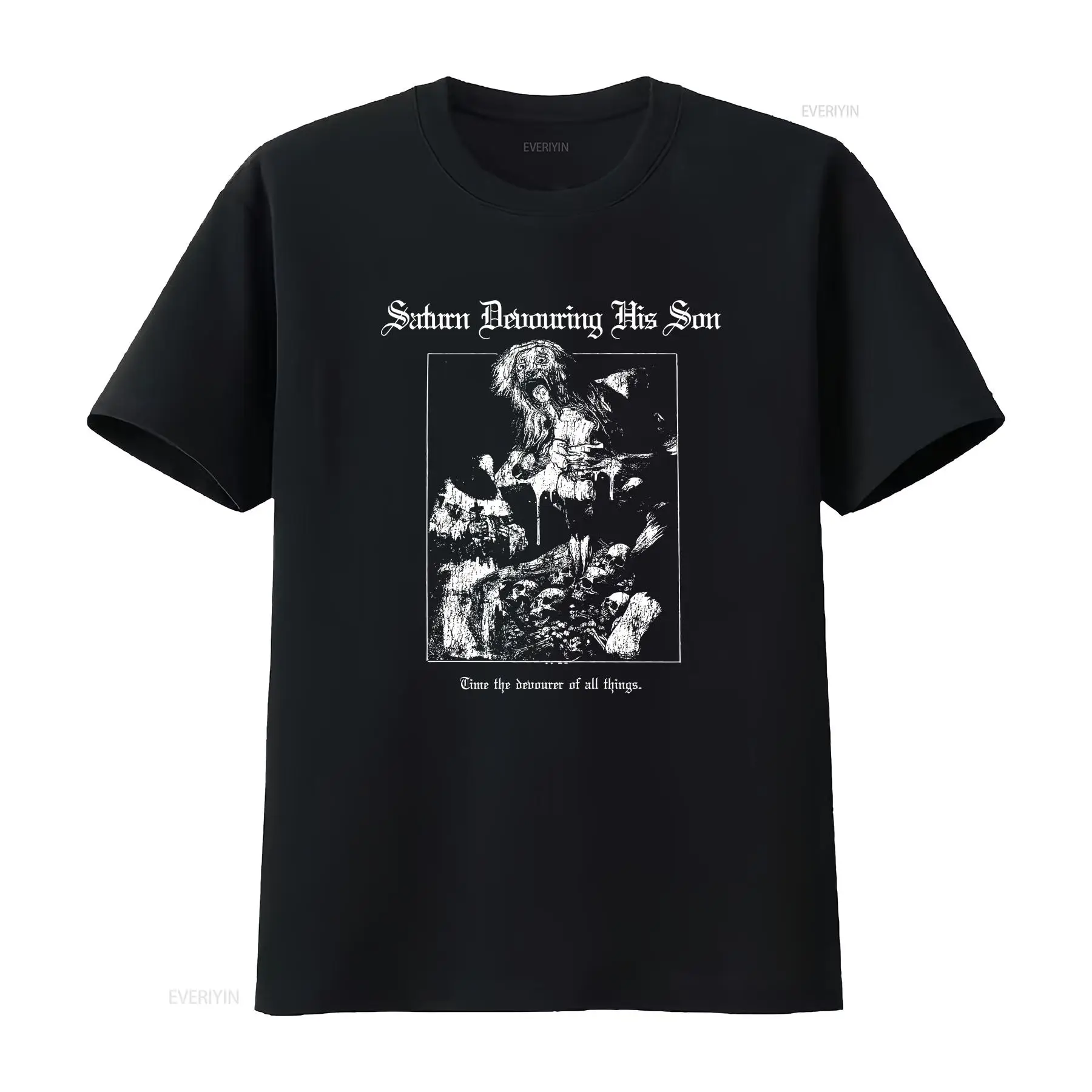 Gothic Horror T Shirt Saturn D - огляд і ціна Vintage Fashion De