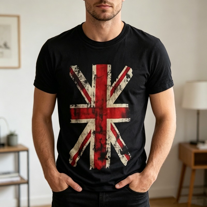 Union Jack Graphic Tshirt Vint - огляд і ціна Vintage Fashion Uk