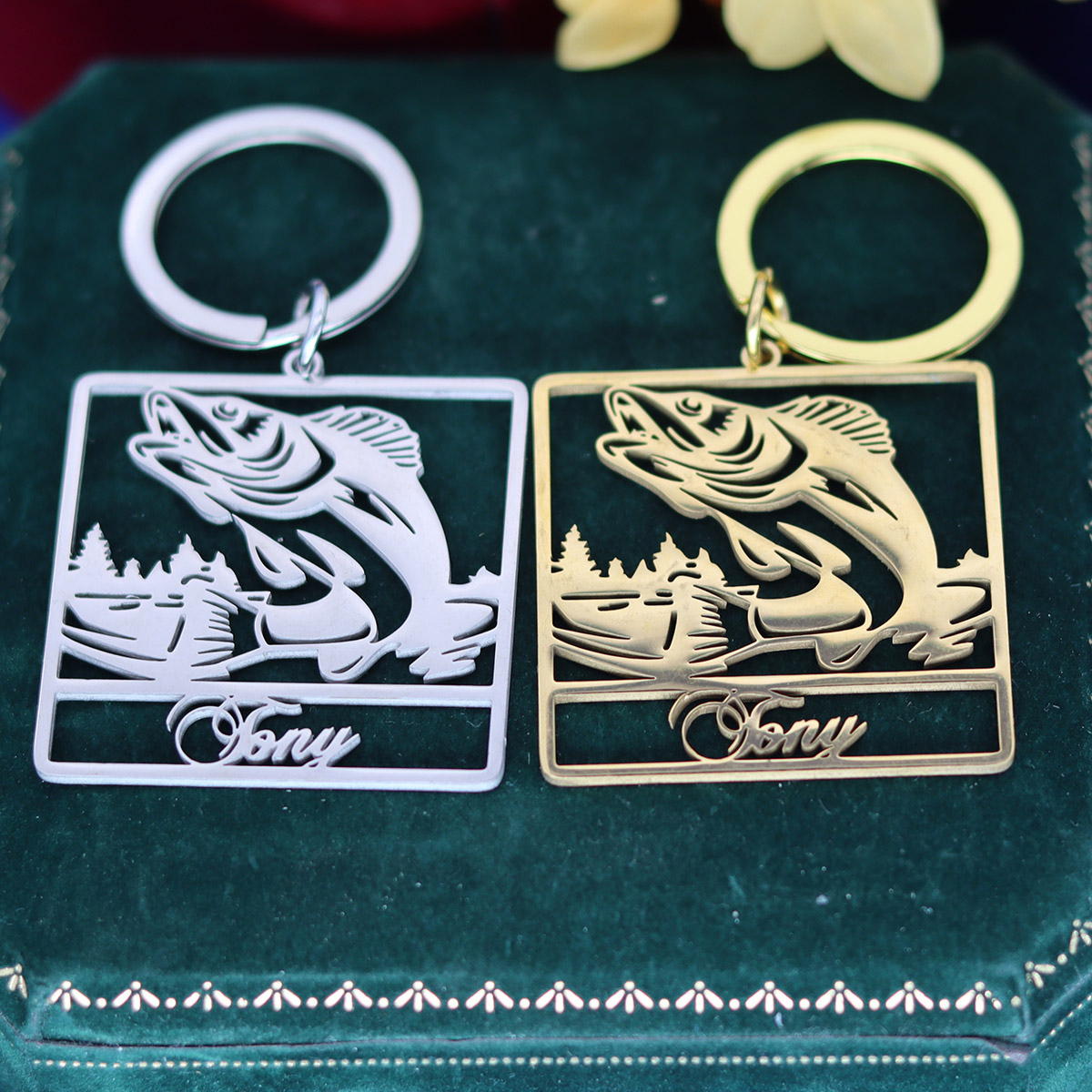 Custom Name Fish Keychain Pers - огляд і ціна Vintage Fashion Names