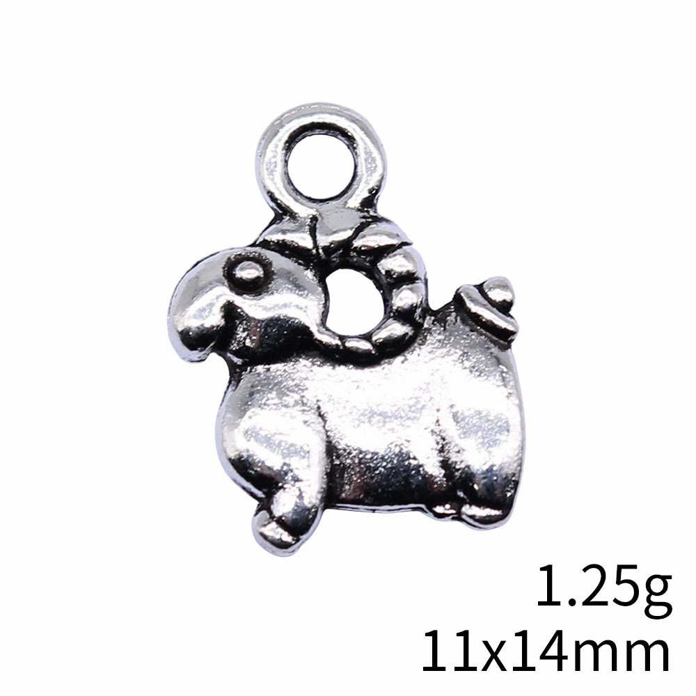 10pcs 11x14mm Antique Silver C - огляд і ціна Vintage Urban Fashion