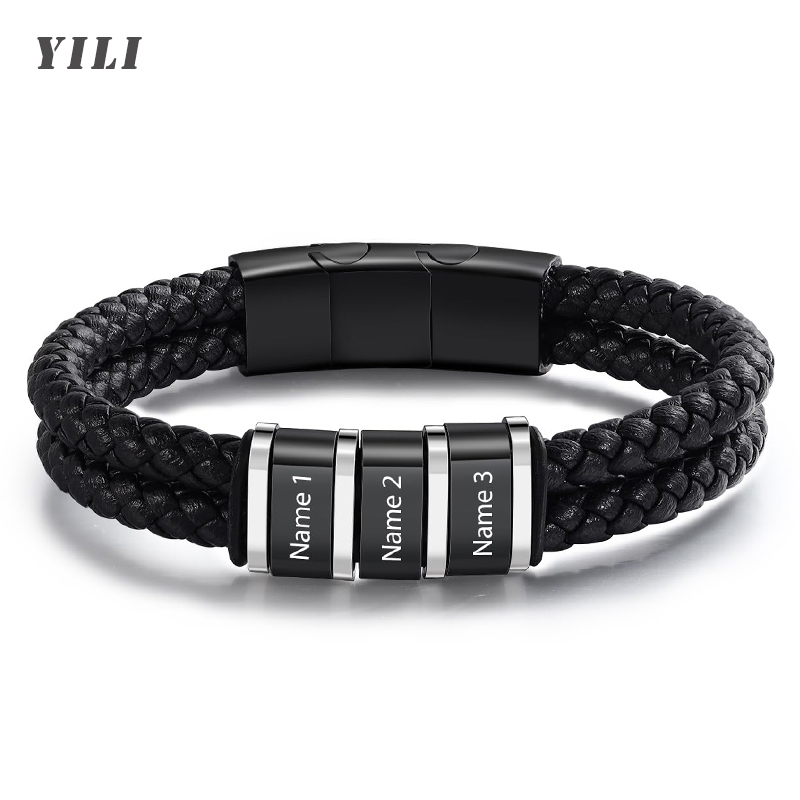 Personalized Bracelets for Men - огляд і ціна Vintage Fashion Names