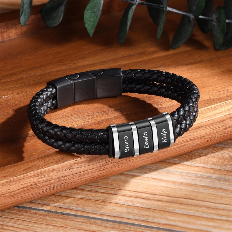 Personalized Bracelets for Men - огляд і ціна Vintage Fashion Names