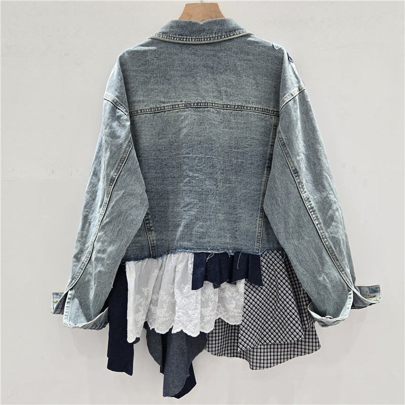 SuperAen Autumn 2025 New Women - огляд і ціна Patchwork Jean Jacket