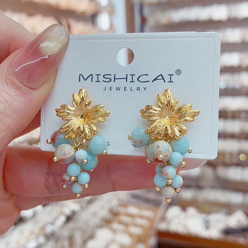Turquoise Grape Cluster Stud E - огляд і ціна Vintage Fashion Influencers
