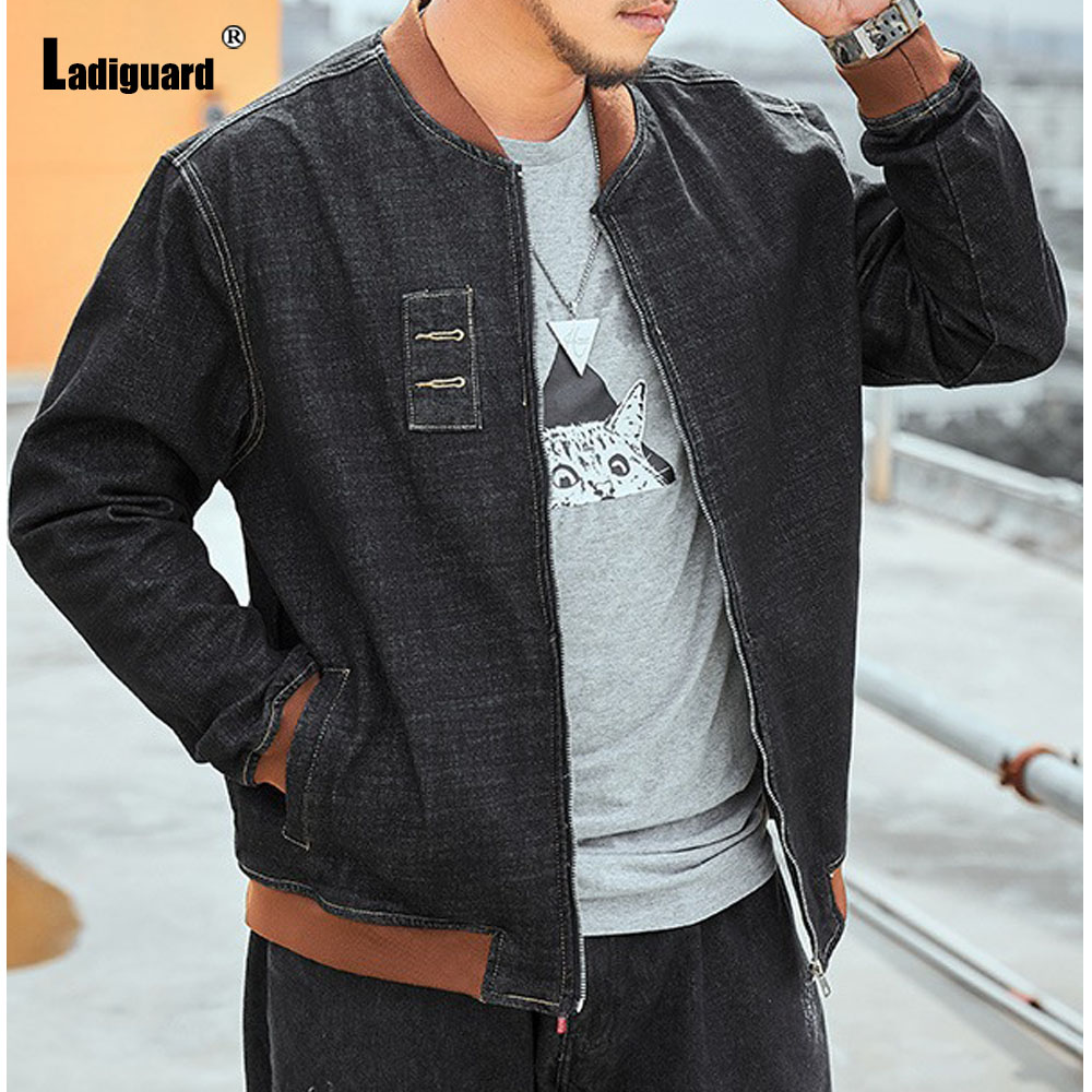 Ladiguard Plus Size 7xl Mens P - огляд і ціна Patchwork Jean Jacket