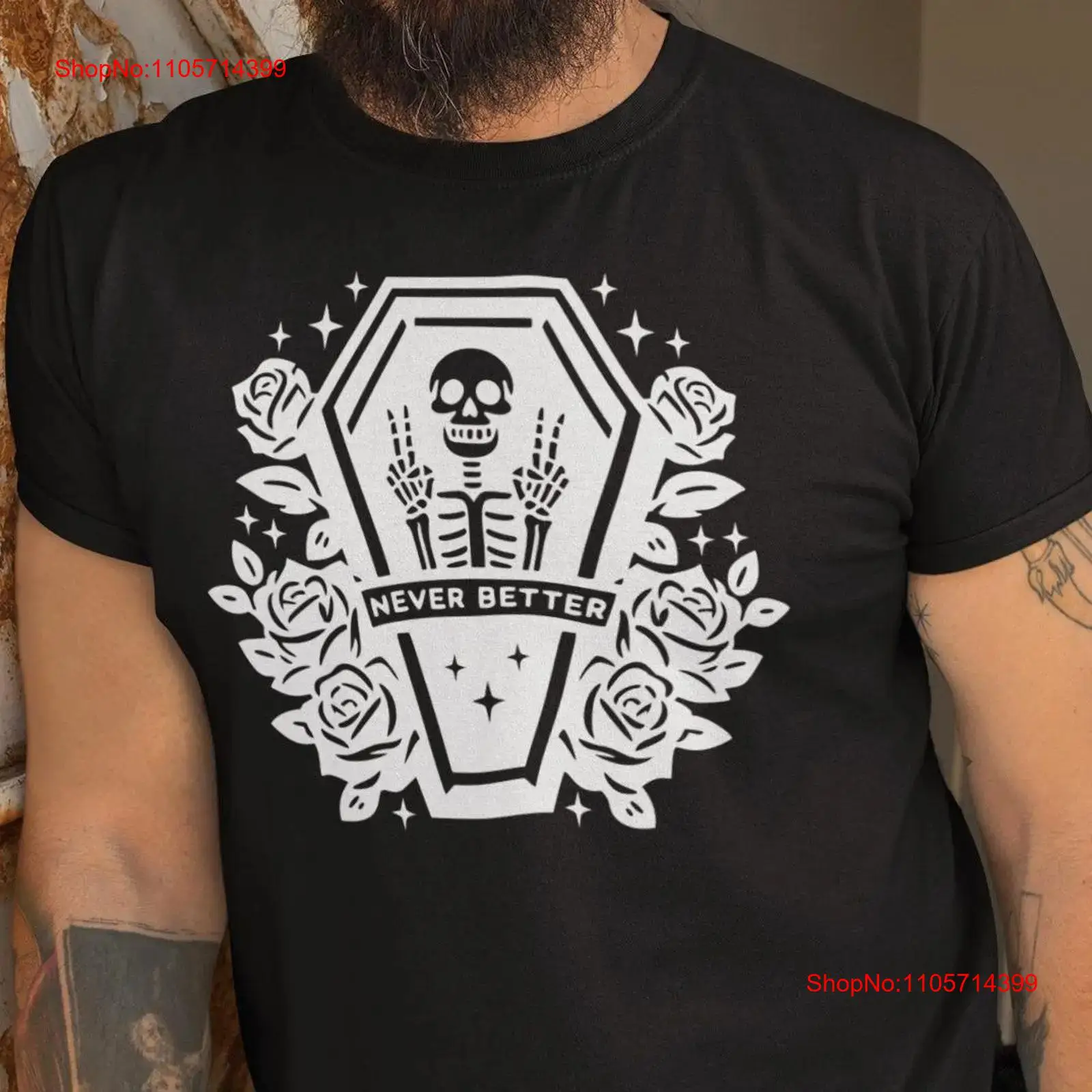 Never Better T Shirt Sarcastic - огляд і ціна Quirky Vintage Fashion