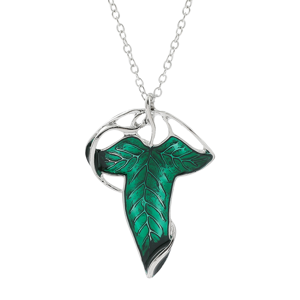 Vintage Green Leaf Pendant Nec - огляд і ціна Vintage Fashion Designers