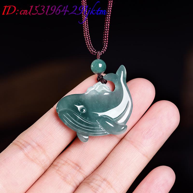 Natural Burmese Jadeite Whale  - огляд і ціна Vintage Fashion Necklace