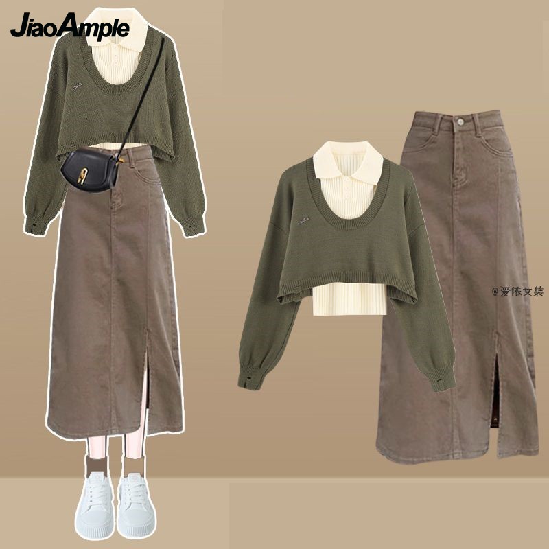 Women Spring Autumn New Vintag - огляд і ціна Denim Skirt Midi Vintage