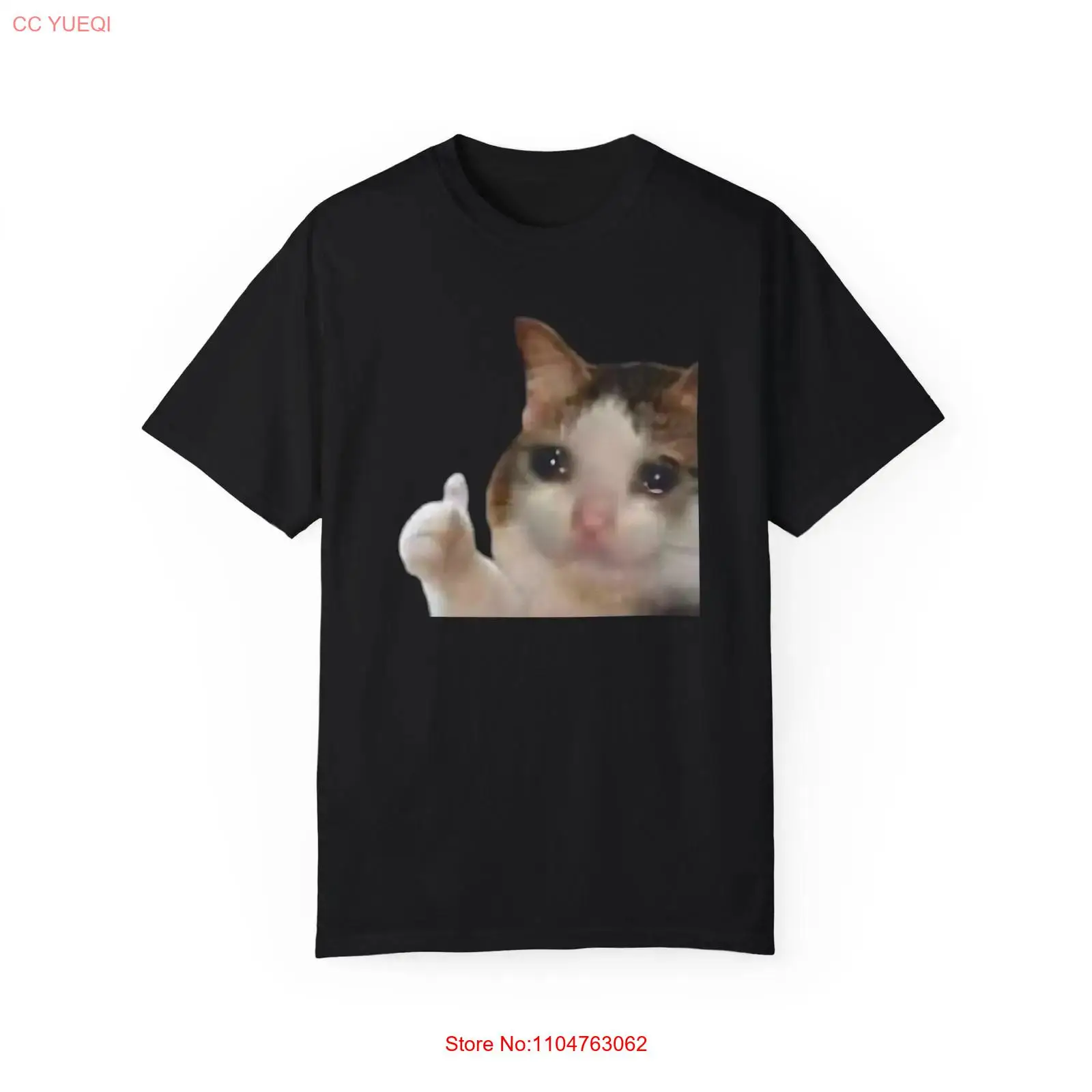 Thumbs Up Cat Meme T Shirt Fun - огляд і ціна Quirky Vintage Fashion
