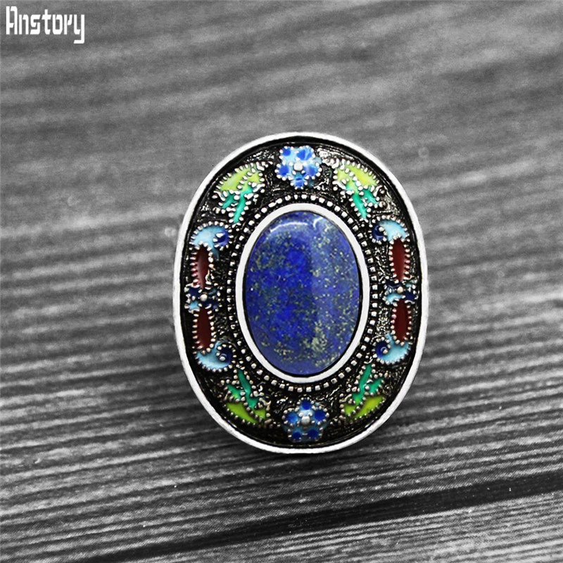 Vintage Oval Quartz Lapis Ring - огляд і ціна Vintage Fashion Illustration