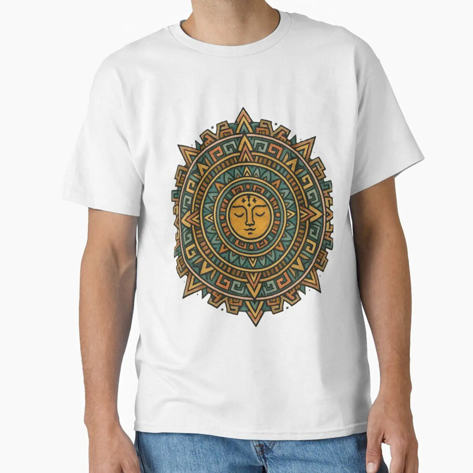 Aztec Sun Mandala designed and - огляд і ціна Vintage Fashion Uk