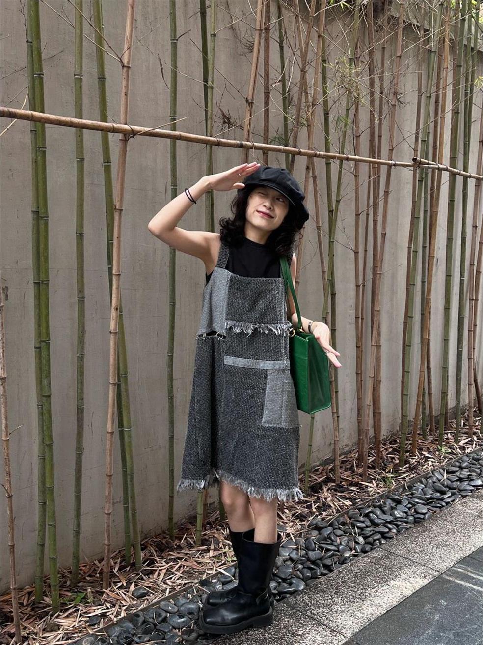 Summer Desert Style Short Slee - огляд і ціна Denim Skirt Midi Vintage