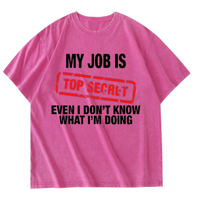 My Job Is Top Secret Funny Gra - огляд і ціна Vintage Fashion Jobs