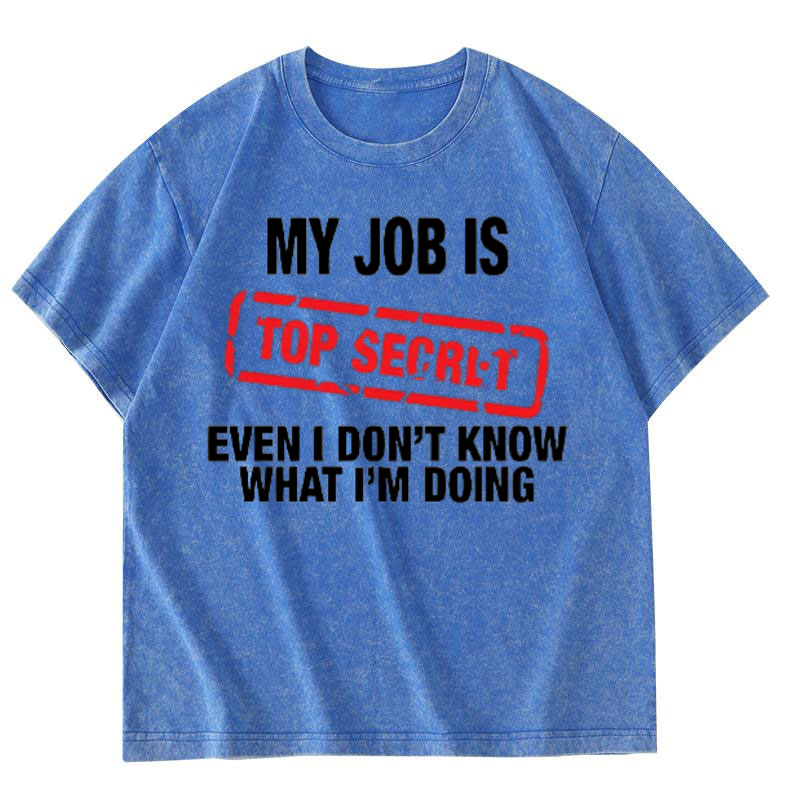 My Job Is Top Secret Funny Gra - огляд і ціна Vintage Fashion Jobs