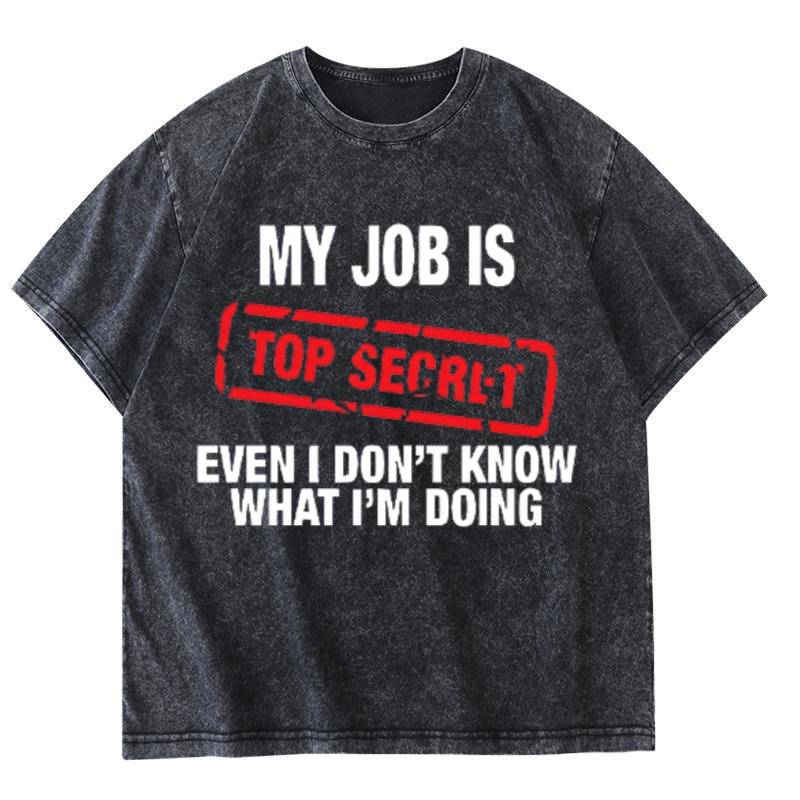 My Job Is Top Secret Funny Gra - огляд і ціна Vintage Fashion Jobs