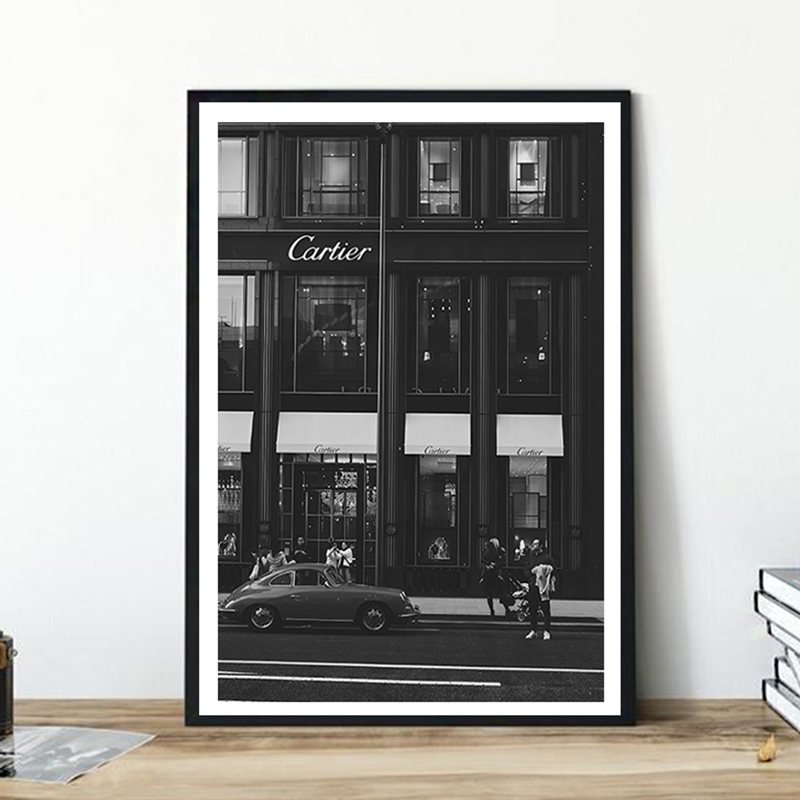 European Street Canvas Paintin - огляд і ціна Vintage Fashion Illustration