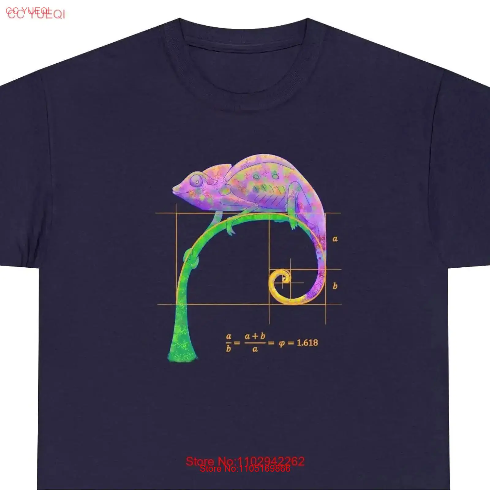 Fibonacci Chameleon T shirt UK - огляд і ціна Vintage Fashion Uk
