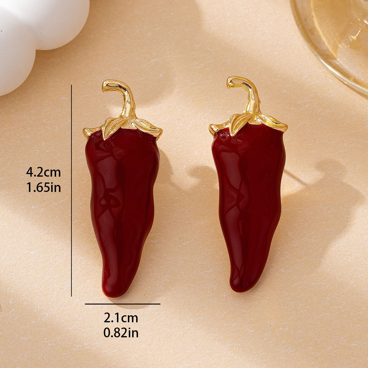 Quirky Chili Stud Earrings Wom - огляд і ціна Quirky Vintage Fashion